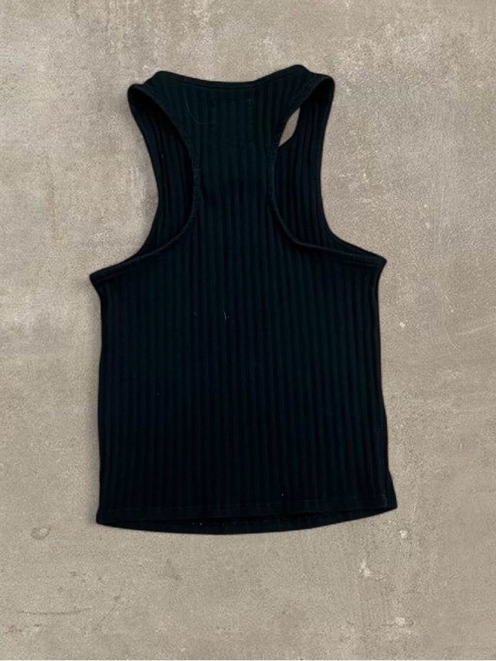Ribbed Sleeveless Organic Cotton Tank Top - Picture 5 of 5